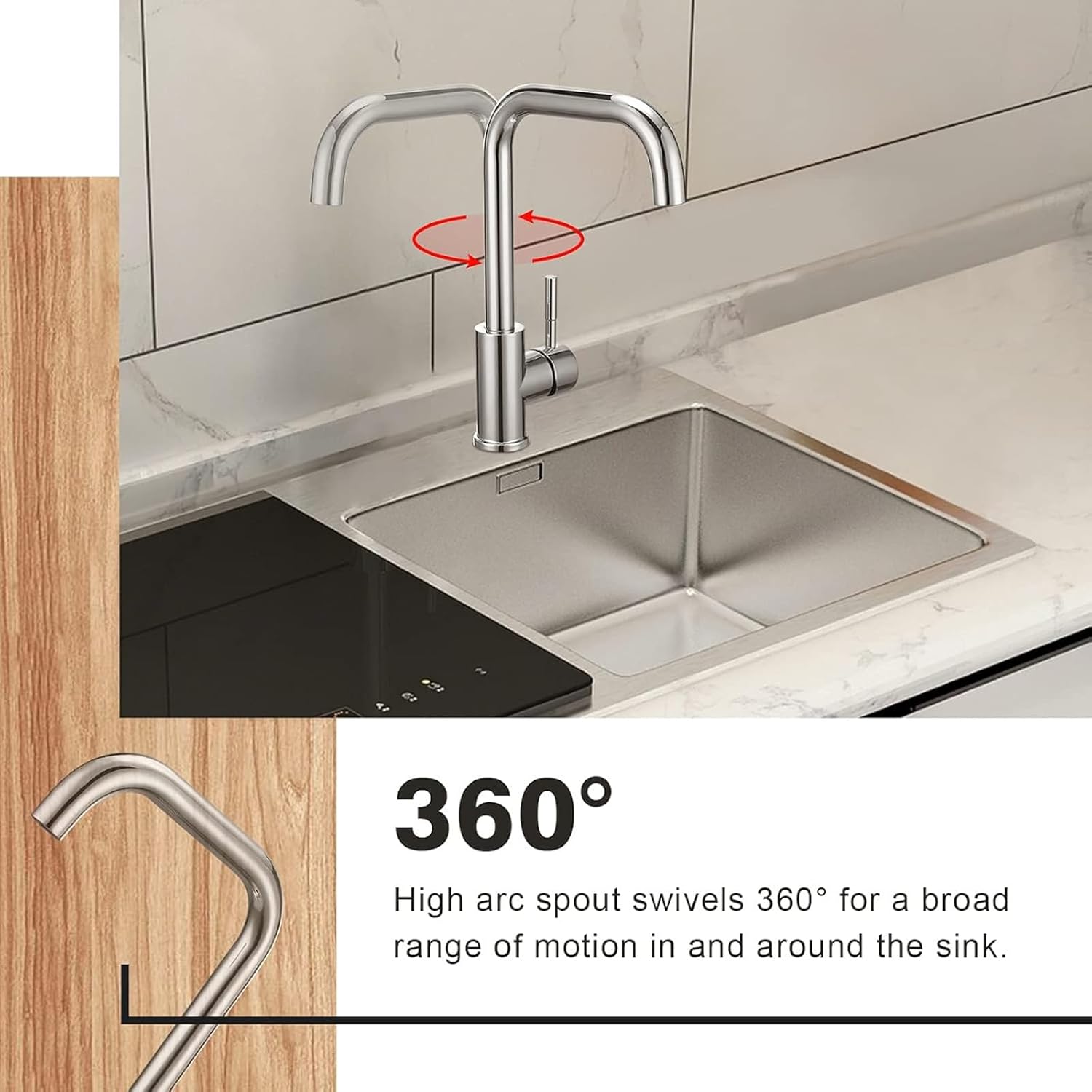 Stainless Steel Sink Mixer